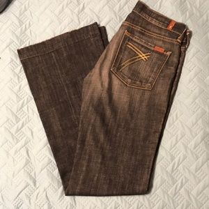 7FAMK Dojo Trouser Jeans Size 28